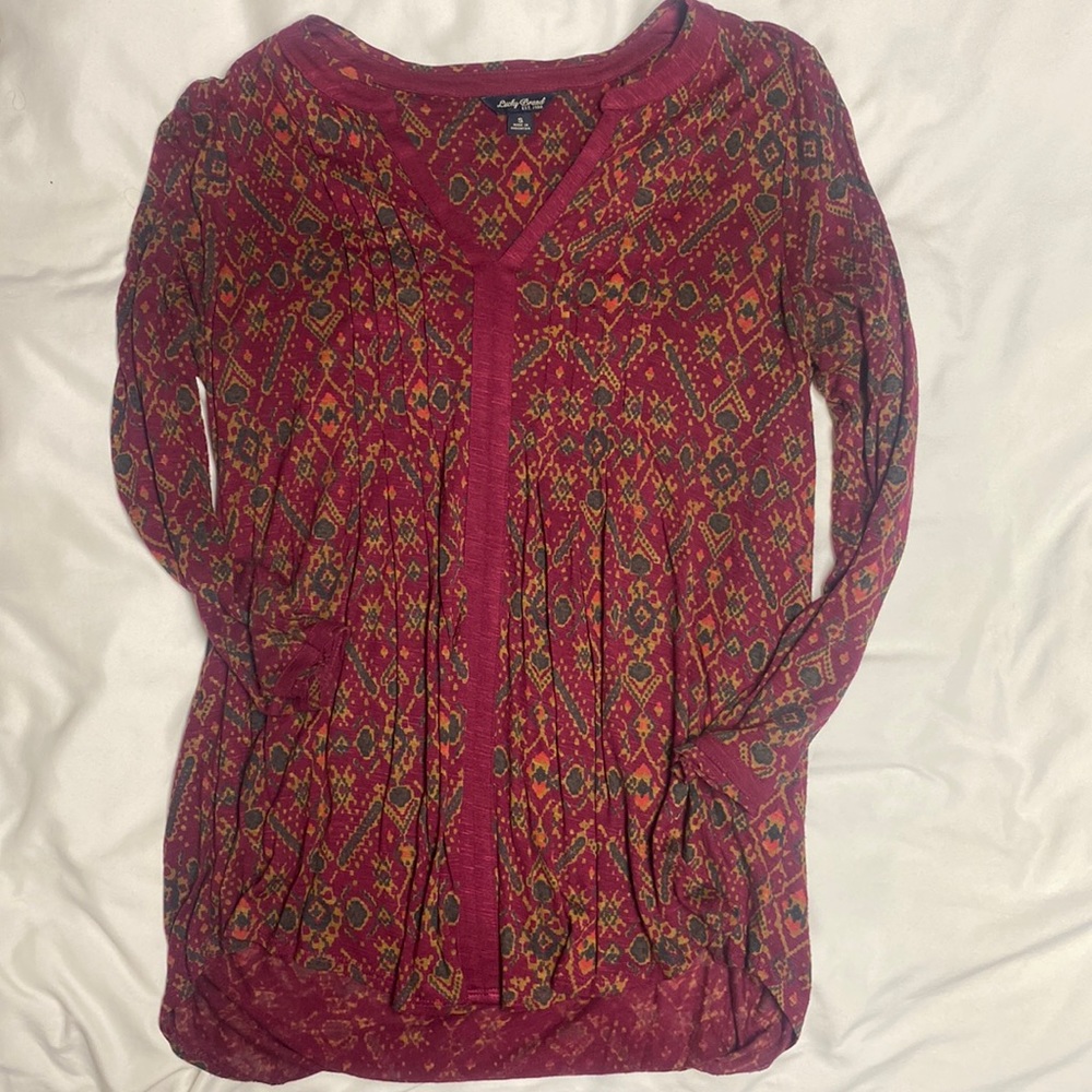 Lucky brand blouse, size small